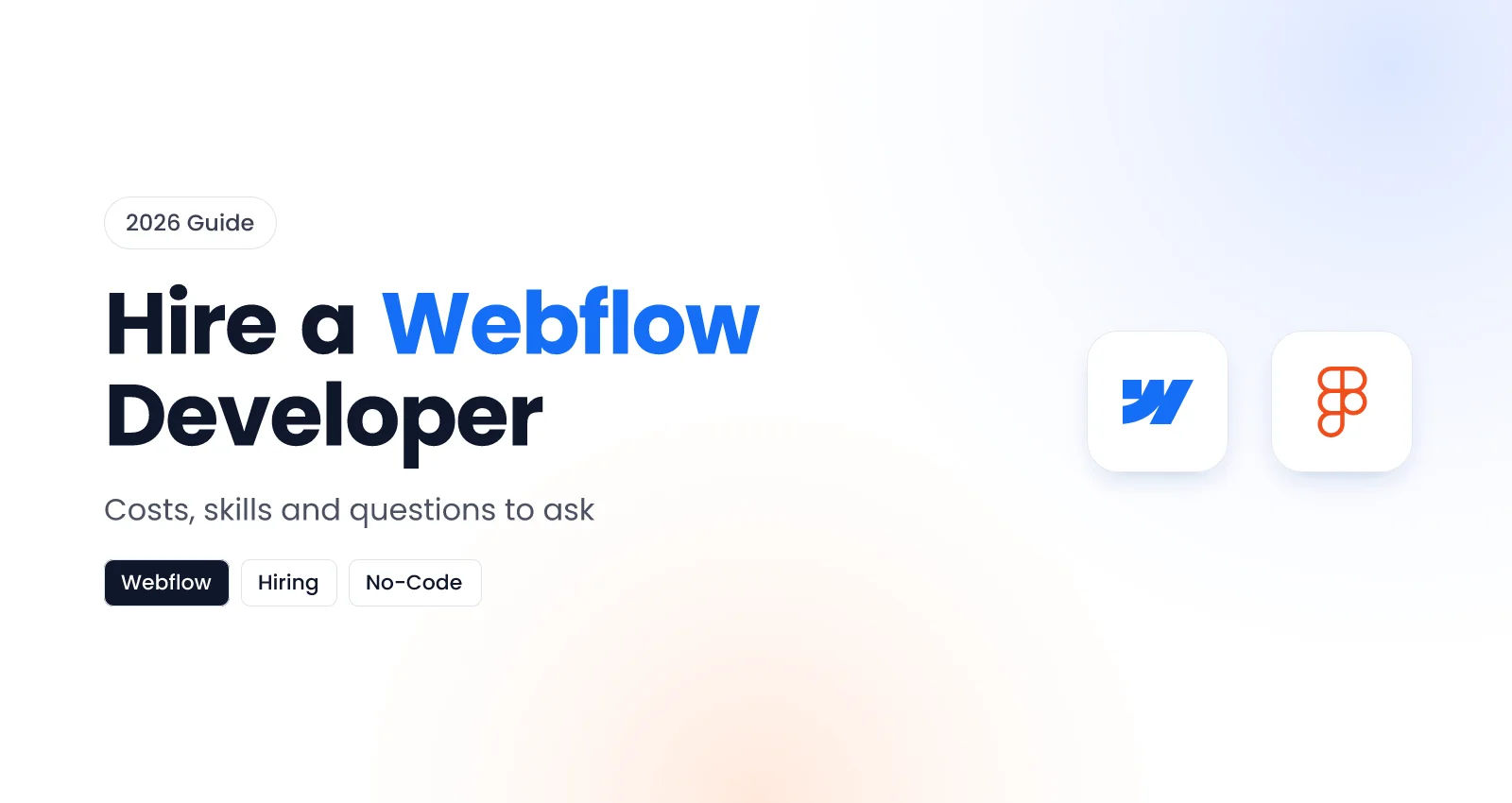 How to Hire a Webflow Developer: Costs, Skills and Questions to Ask (2026) How to Hire a Webflow Developer: Costs, Skills and Questions to Ask (2026)