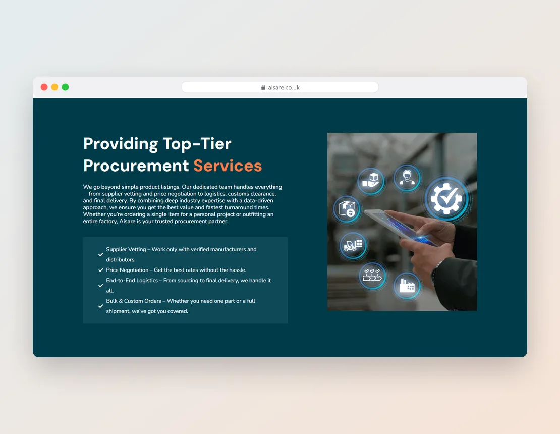 Aisare: Built For Procurement