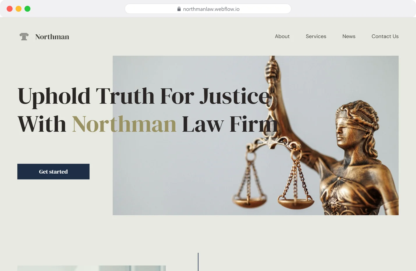 Northman website preview